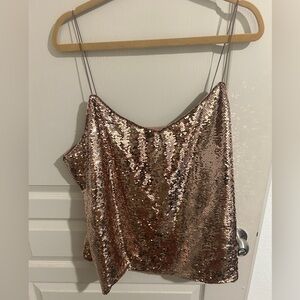 ASOS Rose Gold Sequin Cami